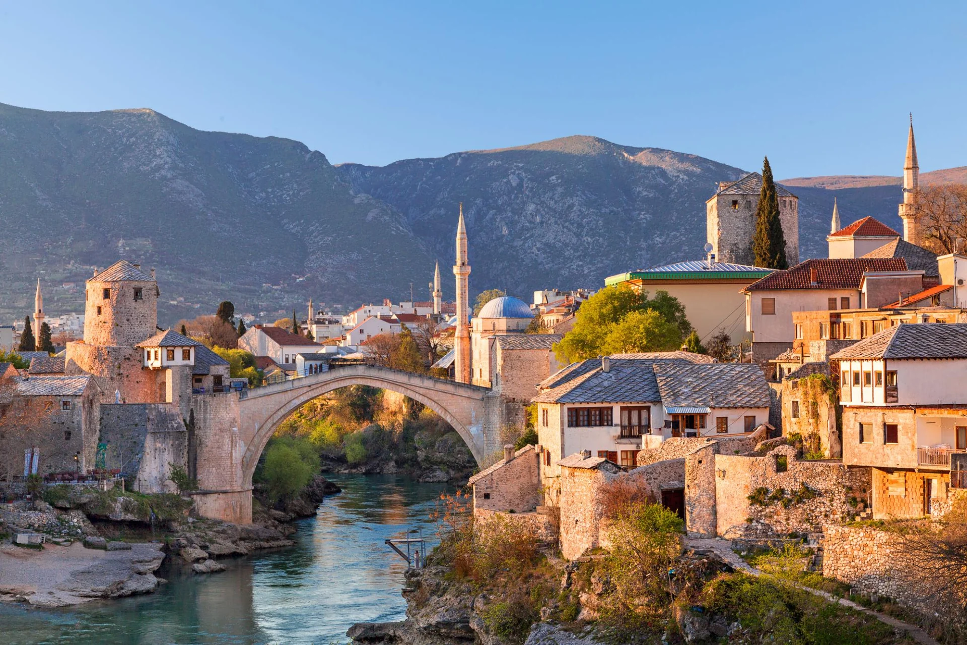 Old Bridge and the Neretva in Mostar